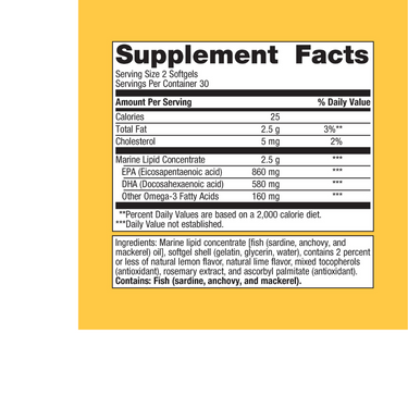 OmegaGenics Fish Oil EPA-DHA 720 mg